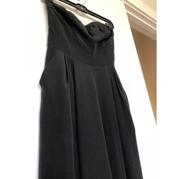 Saks Fifth Avenue Womens Parameters Silk Jumpsuit Black Size 0 - Picture 4 of 9